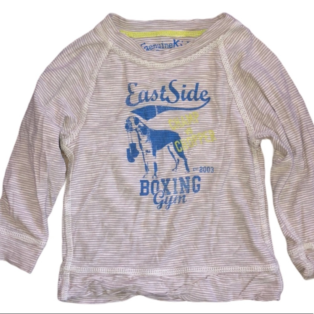 Genuine Kids OshKosh Gray Striped Tee